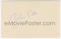 6j0154 ZASU PITTS signed 3x5 index card 1944 it can be framed with a still or repro photo!
