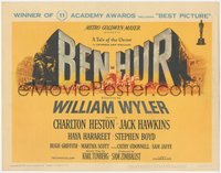 6j0392 BEN-HUR TC 1960 Charlton Heston, William Wyler classic epic, winner of 11 Academy Awards!