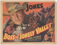 6j0397 BOSS OF LONELY VALLEY TC 1937 Buck Jones & a G-Man fight against crooked forgers, ultra rare!