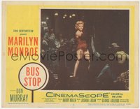 6j0469 BUS STOP LC #2 1956 full-length sexy Marilyn Monroe performing on stage with band!