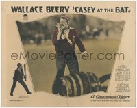 6j0473 CASEY AT THE BAT LC 1927 great close up of Wallace Beery in baseball uniform, ultra rare!