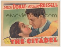 6j0475 CITADEL LC 1938 Rosalind Russell tells Dr. Robert Donat he has to fight for his ideals, rare!