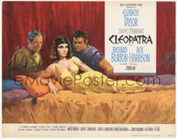 6j0400 CLEOPATRA roadshow TC 1963 Terpning art of Elizabeth Taylor, Richard Burton & Rex Harrison!