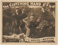 6j0478 CLUTCHING HAND chapter 3 LC 1936 Jack Mulhall brawling, sci-fi serial, House of Mystery!