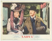 6j0542 LADY L LC #1 1966 sexy Sophia Loren & David Niven in carriage arrive at their chateau!
