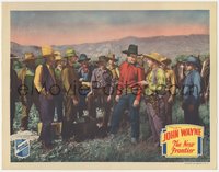 6j0563 NEW FRONTIER LC 1935 young John Wayne surrounded by many cowboys, ultra rare!