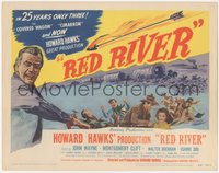 6j0426 RED RIVER TC 1948 John Wayne, Montgomery Clift, sexy Joanne Dru, directed by Howard Hawks!