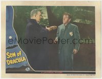 6j0596 SON OF DRACULA LC 1943 great c/u of Lon Chaney Jr. as the vampire count with Robert Paige!