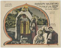 6j0597 SON OF THE SHEIK LC 1926 Vilma Banky's romance for Rudolph Valentino deepened to love, rare!