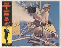 6j0646 YOU ONLY LIVE TWICE LC #3 1967 best close of Sean Connery as James Bond in gyrocopter!