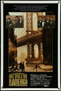 6j1049 ONCE UPON A TIME IN AMERICA int'l 1sh 1984 Robert De Niro, James Woods, Sergio Leone!