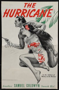6j0298 HURRICANE pressbook 1937 sexy island girl Dorothy Lamour, Jon Hall, Mary Astor, rare!