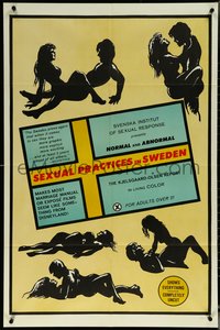6j1128 SEXUAL PRACTICES IN SWEDEN 1sh 1970 graphic guide to sexual positions, normal & abnormal!