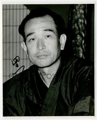 6j0166 AKIRA KUROSAWA signed 9x11 REPRO photo 1970s portrait of the legendary Japanese director!