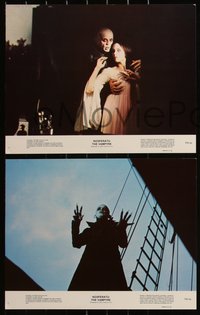 6j0222 NOSFERATU THE VAMPYRE 8 color 11x14 stills 1979 Klaus Kinski, directed by Werner Herzog!