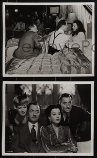 6j1582 CROSSROADS 3 deluxe 8x10 stills 1942 William Powell, Hedy Lamarr, Trevor, Rathbone, 1 candid!