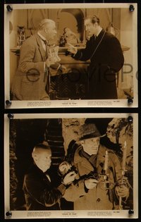 6j1545 HOUSE OF FEAR 6 8x10 stills 1944 Basil Rathbone as Sherlock Holmes, Bruce as Watson, Hoey!