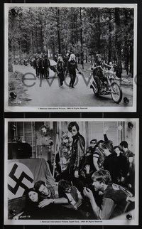 6j1519 WILD ANGELS 10 8x10 stills 1966 Gayle Hunnicut, Lou Procopio, Hell's Angels!