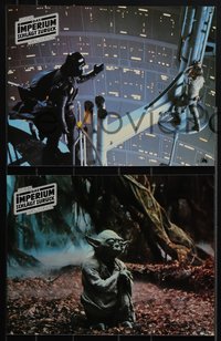 6j0232 EMPIRE STRIKES BACK 20 German LCs 1980 George Lucas classic, great different images!