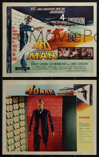 6j0651 4D MAN 8 LCs 1959 includes great fx scenes of Robert Lansing passing through solid matter!