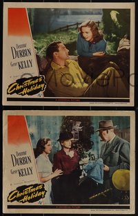 6j0729 CHRISTMAS HOLIDAY 3 LCs 1944 Deanna Durbin, Gene Kelly, from W. Somerset Maugham story!