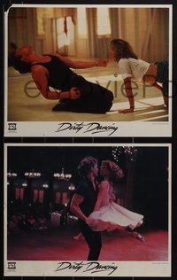 6j0726 DIRTY DANCING 5 LCs 1987 great images of Patrick Swayze & Jennifer Grey dancing!