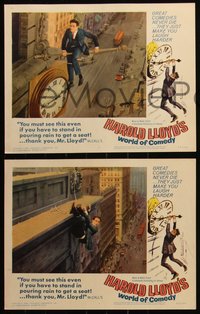 6j0675 HAROLD LLOYD'S WORLD OF COMEDY 8 LCs 1962 one of the great comics of all time at his best!
