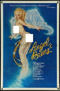 6k0545 ANGEL BUNS 1sh 1981 Veronica Hart, sexy artwork by Olivia De Berardinis, ultra rare!