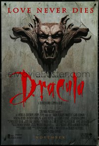 6k0599 BRAM STOKER'S DRACULA advance DS 1sh 1992 Francis Ford Coppola, Oldman & Ryder, unrated!