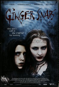 6k0291 GINGER SNAPS signed 27x40 Canadian REPRO poster 2000 by Katharine Isabelle who is w/ Perkins!