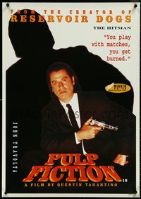 6k0441 PULP FICTION 24x34 commercial poster 1994 Quentin Tarantino, John Travolta!