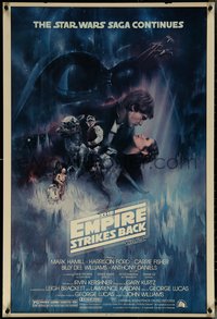 6k0653 EMPIRE STRIKES BACK NSS style 1sh 1980 classic Gone With The Wind style art by Roger Kastel!