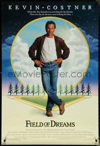 6k0671 FIELD OF DREAMS 1sh 1989 Kevin Costner baseball classic, if you build it, they will come!