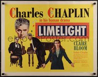 6k0193 LIMELIGHT 1/2sh 1952 aging Charlie Chaplin & pretty young Claire Bloom!