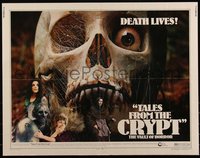 6k0209 TALES FROM THE CRYPT 1/2sh 1972 Peter Cushing, Joan Collins, E.C. comics, cool skull image!