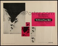 6k0210 THOMAS CROWN AFFAIR 1/2sh 1968 best kiss close up of Steve McQueen & sexy Faye Dunaway!