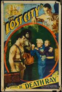 6k0788 LOST CITY chapter 11 1sh 1935 jungle sci-fi serial, William Stage Boyd, Death Ray, rare!