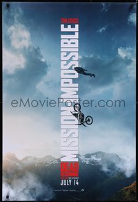 6k0812 MISSION: IMPOSSIBLE DEAD RECKONING PART ONE teaser DS 1sh 2023 Tom Cruise performing stunt!