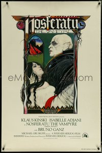 6k0827 NOSFERATU THE VAMPYRE 1sh 1979 Werner Herzog, Palladini art of vampire Klaus Kinski!