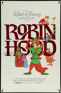 6k0884 ROBIN HOOD 1sh R1982 Walt Disney's cartoon version, the way it REALLY happened!