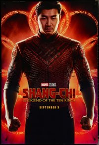 6k0906 SHANG-CHI & THE LEGEND OF THE TEN RINGS teaser DS 1sh 2021 Simu Liu in the title role!