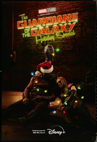 6k0456 GUARDIANS OF THE GALAXY: HOLIDAY SPECIAL DS tv poster 2022 completely wacky Christmas image!
