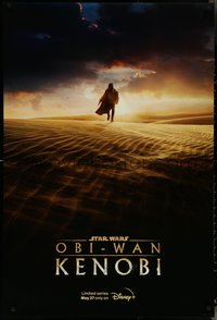 6k0470 OBI-WAN KENOBI tv poster 2022 Star Wars, Disney+, Ewan McGregor walking across dunes!