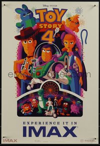 6k0105 TOY STORY 4 IMAX mini poster 2019 Walt Disney, Pixar, Woody, great art of cast by Tom Whalen!