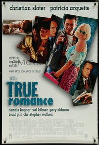 6k0969 TRUE ROMANCE DS 1sh 1993 Christian Slater, Patricia Arquette, by Quentin Tarantino!