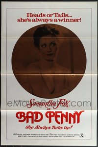 6m0144 LOT OF 27 FORMERLY TRI-FOLDED SINGLE-SIDED BAD PENNY ONE-SHEETS 1978 sexy Samantha Fox!