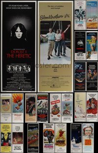 6m0597 LOT OF 27 UNFOLDED 1970S INSERTS 1970s great images from a variety of different movies!