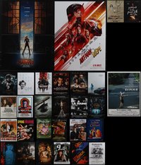 6m0674 LOT OF 29 MOSTLY FORMERLY FOLDED FRENCH 15X21 POSTERS 1970s-2010s a variety of movie images!