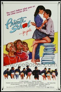 6m0392 LOT OF 10 UNFOLDED SINGLE-SIDED 27X41 PRIVATE SCHOOL ONE-SHEETS 1983 sexy Phoebe Cates!