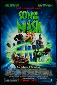 6m0176 LOT OF 24 UNFOLDED SINGLE-SIDED 27X40 SON OF THE MASK ADVANCE ONE-SHEETS 2005 Jamie Kennedy
